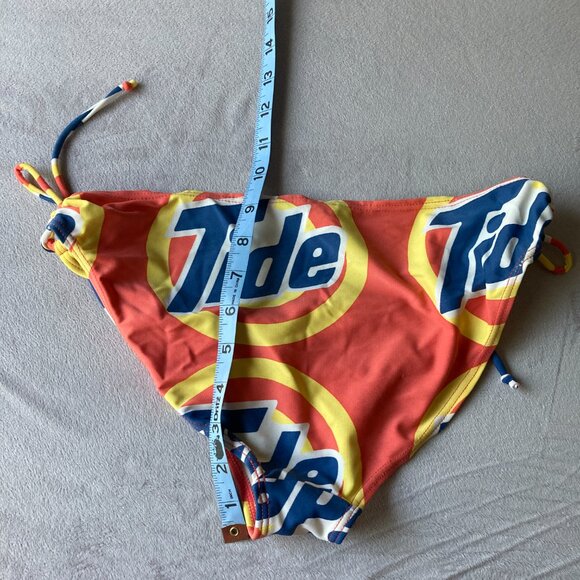 Vintage Cynthia Rowley, Unique Graphic Tide Soap String Bikini Set, sold as is - Picture 6 of 8